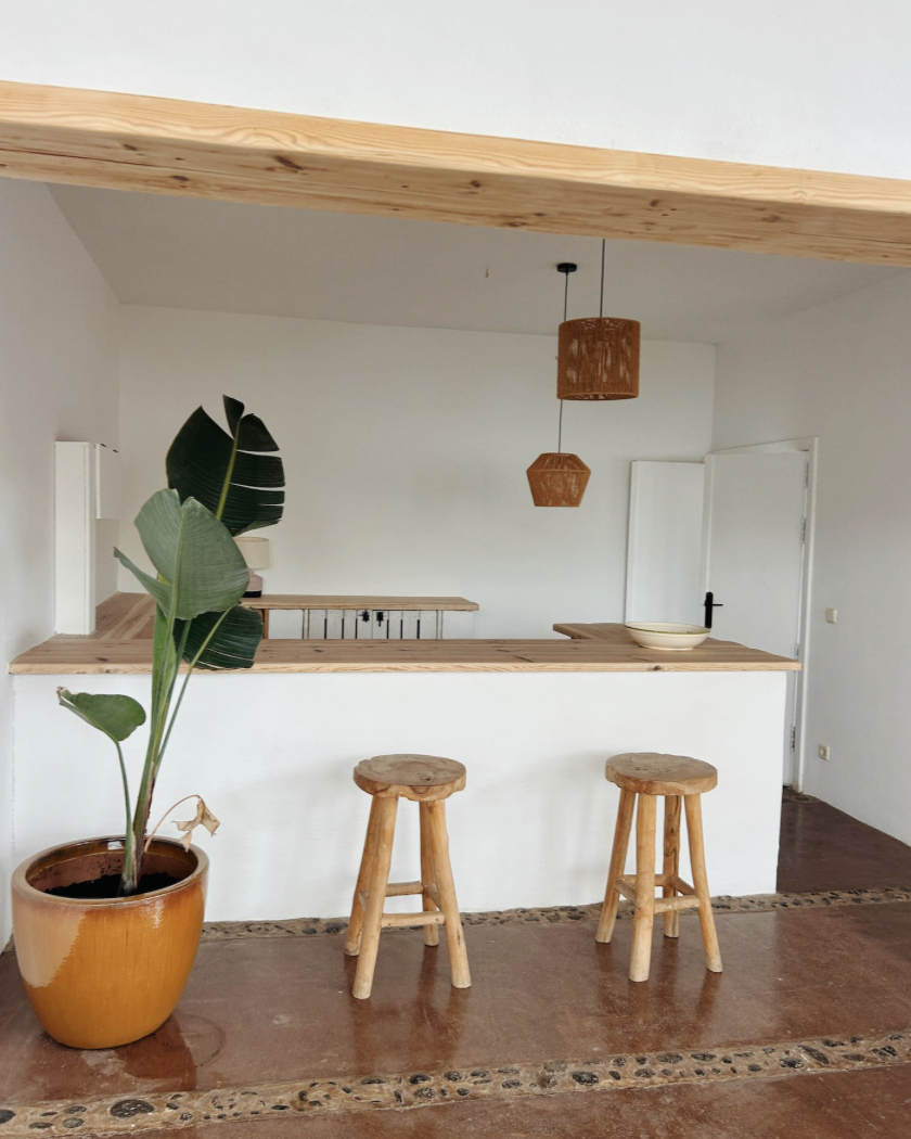 Küchenbereich mit Bar