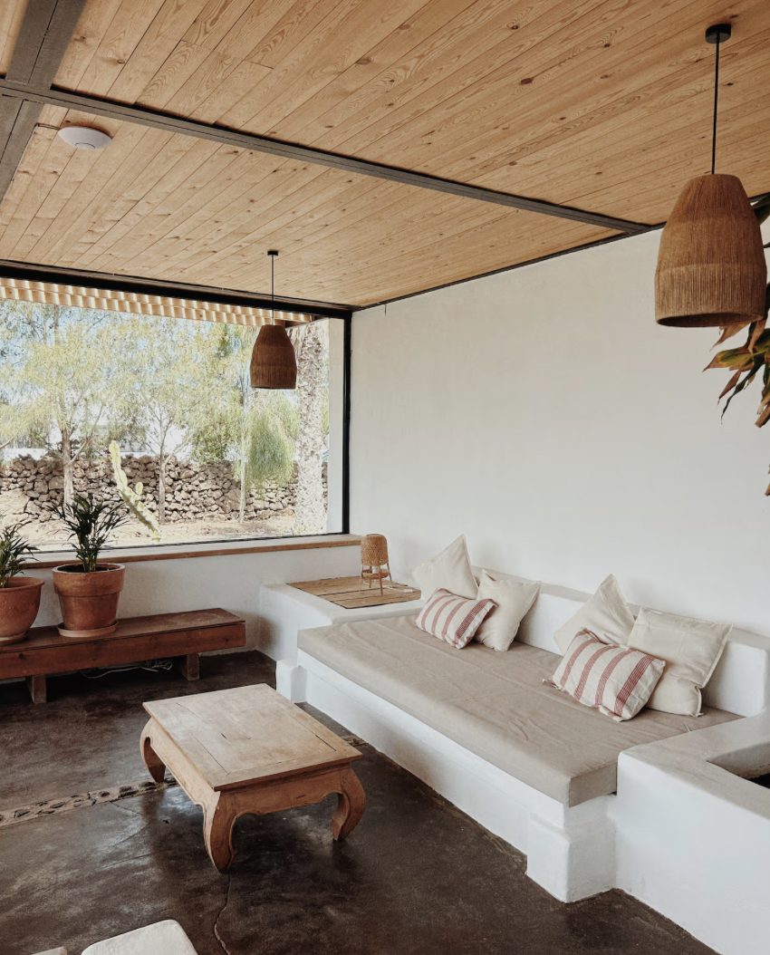 Loungebereich der Finca